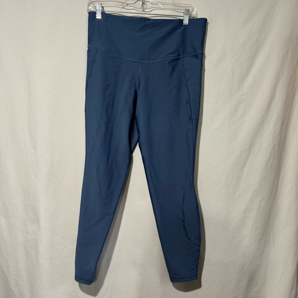 All in Motion Blue Effortless‎ Support High-Waisted Leggings